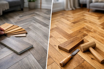 Herringbone Vinyl Versus Wood for UK Homes