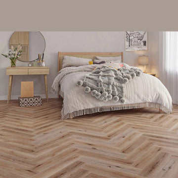 Naked Oak Luxury Rigid Core Click Herringbone 5mm