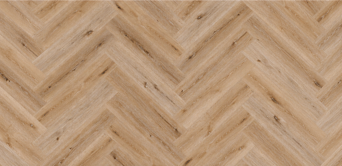 Naked Oak Luxury Rigid Core Click Herringbone 5mm
