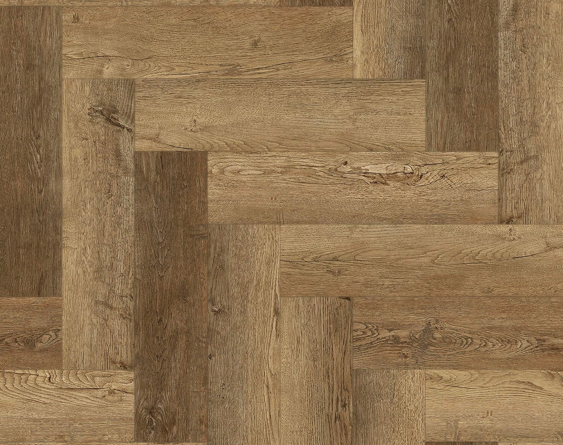 Farmhouse Oak Luxury Rigid Core Click Herringbone 5mm