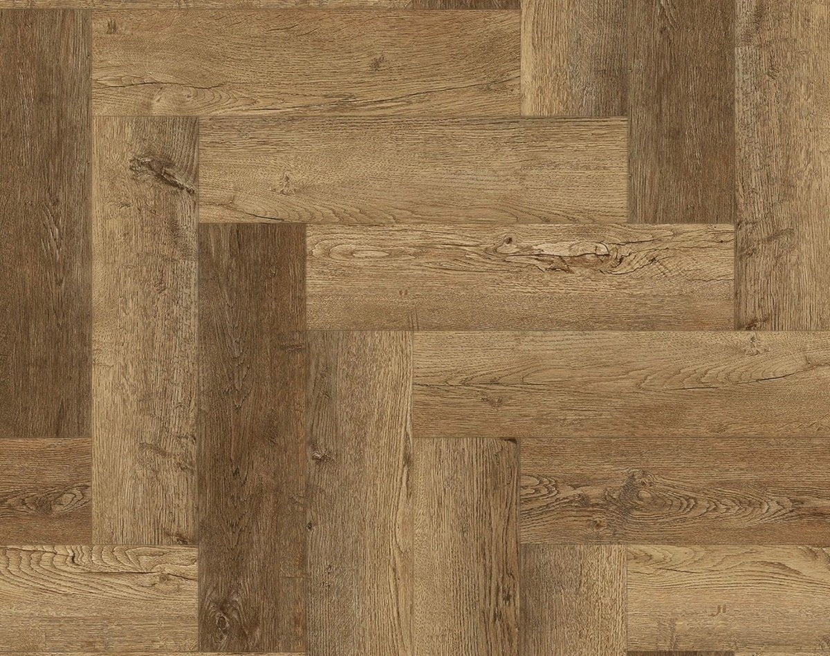 Farmhouse Oak Luxury Rigid Core Click Herringbone 5mm - Vivid Floors