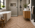 Naked Oak Luxury Rigid Core Click Herringbone 5mm - Vivid Floors