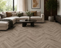 Pebble Oak Luxury Rigid Core Click Vinyl Herringbone 5mm - Vivid Floors