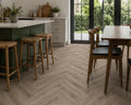 Pebble Oak Luxury Rigid Core Click Vinyl Herringbone 5mm - Vivid Floors