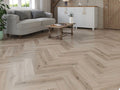 Pebble Oak Luxury Rigid Core Click Vinyl Herringbone 5mm - Vivid Floors
